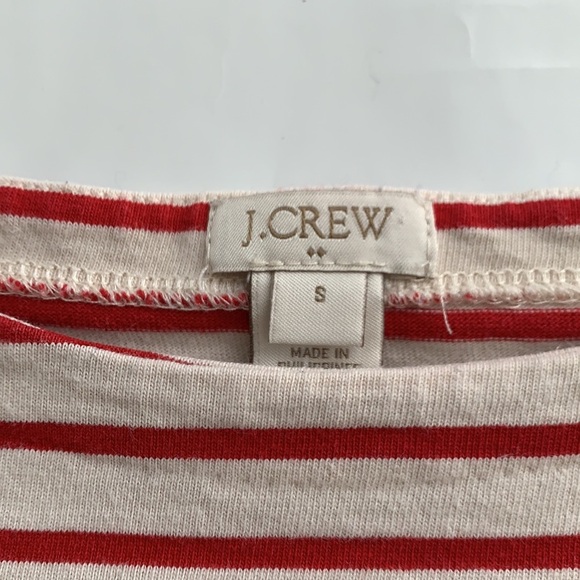 J Crew Striped Boat Neck Tee - Picture 7 of 7